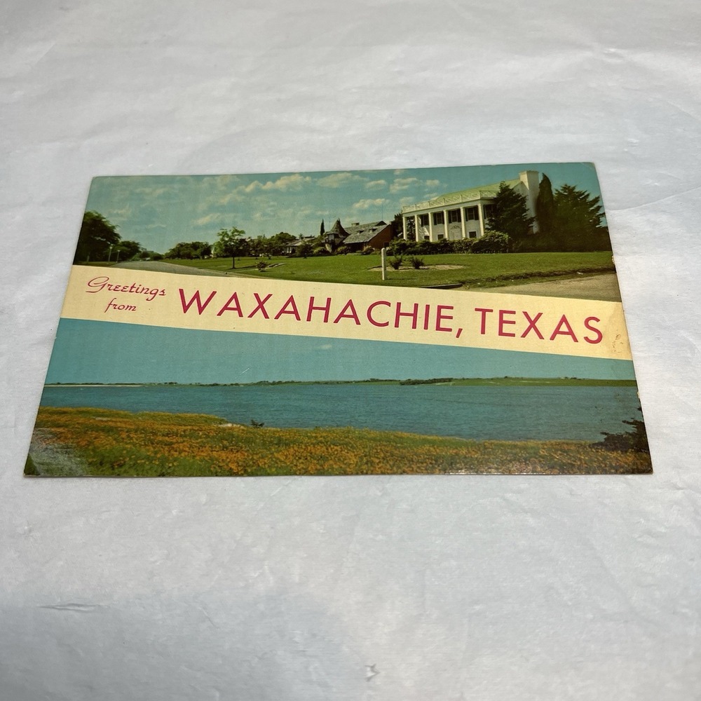 Vintage Postcard Greetings from Waxahachie Texas 1970's New not used